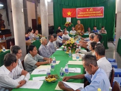 Quang cảnh buổi lễ